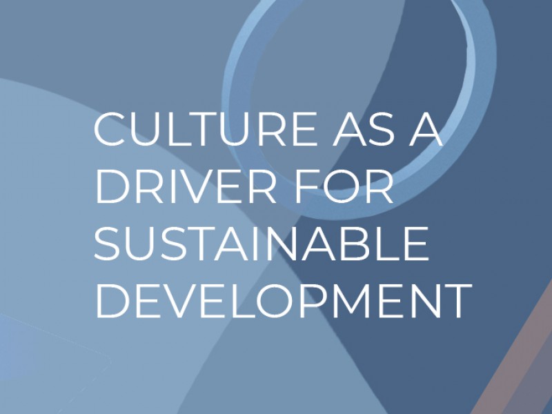 Culture as a driver for sustainable development